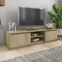 TV-Schrank aus Sonoma-Eichensperrholz, 140 x 40 x 35,5 cm von vidaXL, TV-Möbel - Ref: Foro24-800651, Preis: 74,86 €, Rabatt: %