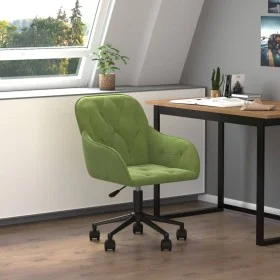 Drehbarer Bürostuhl aus hellgrünem Samt von vidaXL, Bürostühle - Ref: Foro24-344870, Preis: 94,79 €, Rabatt: %