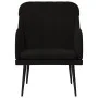 Schwarzer Samtsessel 63x76x80 cm von vidaXL, Sessel - Ref: Foro24-351459, Preis: 100,16 €, Rabatt: %