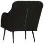 Schwarzer Samtsessel 63x76x80 cm von vidaXL, Sessel - Ref: Foro24-351459, Preis: 100,16 €, Rabatt: %