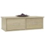 Oak plywood wall drawer shelf 60x26x18.5cm by vidaXL, Shelves and shelves - Ref: Foro24-800588, Price: 41,62 €, Discount: %