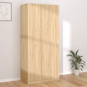 Schrank aus Sonoma-Eichensperrholz, 90 x 52 x 200 cm von vidaXL, Kleiderschränke - Ref: Foro24-800633, Preis: 189,98 €, Rabat...
