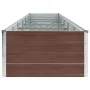 Arriate de jardín de acero galvanizado marrón 480x80x45 cm de vidaXL, Maceteros y jardineras - Ref: Foro24-47066, Precio: 93,...