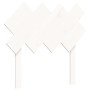 Estructura de cama con cabecero madera maciza blanco de vidaXL, Camas y somieres - Ref: Foro24-3193432, Precio: 98,53 €, Desc...