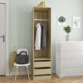 Schubladenschrank aus Sonoma-Eichensperrholz, 50 x 50 x 200 cm von vidaXL, Kleiderschränke - Ref: Foro24-800615, Preis: 132,2...