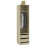 Schubladenschrank aus Sonoma-Eichensperrholz, 50 x 50 x 200 cm von vidaXL, Kleiderschränke - Ref: Foro24-800615, Preis: 138,1...