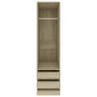 Schubladenschrank aus Sonoma-Eichensperrholz, 50 x 50 x 200 cm von vidaXL, Kleiderschränke - Ref: Foro24-800615, Preis: 138,1...