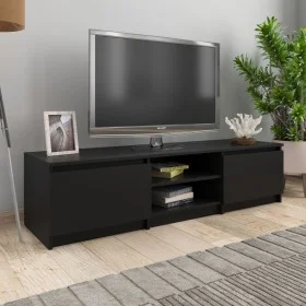 Mueble de TV madera contrachapada negro 140x40x35,5 cm de vidaXL, Muebles TV - Ref: Foro24-800649, Precio: 72,39 €, Descuento: %