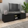TV-Möbel aus schwarzem Sperrholz 140x40x35,5 cm von vidaXL, TV-Möbel - Ref: Foro24-800649, Preis: 73,30 €, Rabatt: %
