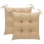 Garden chairs and table with solid acacia wood cushions by vidaXL, Garden sets - Ref: Foro24-3061293, Price: 147,06 €, Discou...