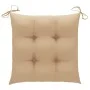Garden chairs and table with solid acacia wood cushions by vidaXL, Garden sets - Ref: Foro24-3061293, Price: 147,06 €, Discou...