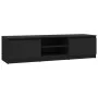 TV-Möbel aus schwarzem Sperrholz 140x40x35,5 cm von vidaXL, TV-Möbel - Ref: Foro24-800649, Preis: 71,95 €, Rabatt: %