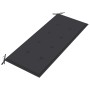 Bank aus massivem Teakholz Batavia mit anthrazitgrauem Kissen 120 cm von vidaXL, Gartenbänke - Ref: Foro24-3062154, Preis: 22...