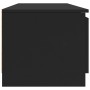 Mueble de TV madera contrachapada negro 140x40x35,5 cm de vidaXL, Muebles TV - Ref: Foro24-800649, Precio: 76,28 €, Descuento: %