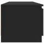 TV-Möbel aus schwarzem Sperrholz 140x40x35,5 cm von vidaXL, TV-Möbel - Ref: Foro24-800649, Preis: 71,95 €, Rabatt: %