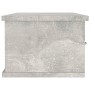 Estante cajones para pared contrachapada hormigón 88x26x18,5cm de vidaXL, Estantes y estanterías - Ref: Foro24-800598, Precio...
