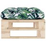 Garden ottoman made of impregnated pine wood pallets by vidaXL, Modular outdoor sofas - Ref: Foro24-3066468, Price: 66,59 €, ...