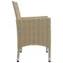 Beige 5-Piece Garden Dining Set by vidaXL, Garden sets - Ref: Foro24-3067685, Price: 318,34 €, Discount: %