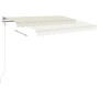 Toldo automático con LED sensor de viento color crema 300x250cm de vidaXL, Toldos - Ref: Foro24-3068872, Precio: 498,71 €