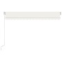 Manuelle ausfahrbare Markise mit LED in Creme, 400x300 cm. von vidaXL, Markisen - Ref: Foro24-3068902, Preis: 352,06 €, Rabat...