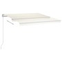 Manuelle ausfahrbare Markise mit LED in Creme, 400x300 cm. von vidaXL, Markisen - Ref: Foro24-3068902, Preis: 352,06 €, Rabat...