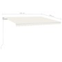 Manuelle ausfahrbare Markise mit LED in Creme, 400x300 cm. von vidaXL, Markisen - Ref: Foro24-3068902, Preis: 352,06 €, Rabat...