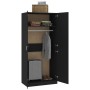 Schwarzer Sperrholzschrank 90x52x200 cm von vidaXL, Kleiderschränke - Ref: Foro24-800631, Preis: 180,94 €, Rabatt: %