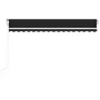 Automatic awning with LED wind sensor anthracite 400x300 cm by vidaXL, Awnings - Ref: Foro24-3068914, Price: 616,35 €, Discou...