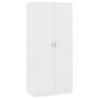 Weißer Sperrholzschrank 90x52x200cm von vidaXL, Kleiderschränke - Ref: Foro24-800630, Preis: 182,23 €, Rabatt: %