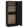 Armario de madera contrachapada negro 90x52x200 cm de vidaXL, Armarios roperos - Ref: Foro24-800631, Precio: 179,00 €, Descue...