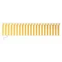 Manual retractable awning with yellow and white blinds 6x3 m by vidaXL, Awnings - Ref: Foro24-3069358, Price: 545,53 €, Disco...