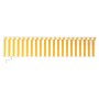 Toldo retráctil manual con persiana amarillo y blanco 6x3 m de vidaXL, Toldos - Ref: Foro24-3069358, Precio: 610,13 €, Descue...