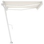 Toldo automático con LED sensor de viento crema 400x300 cm by vidaXL, Awnings - Ref: Foro24-3069552, Price: 736,47 €, Discoun...