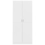 Weißer Sperrholzschrank 90x52x200cm von vidaXL, Kleiderschränke - Ref: Foro24-800630, Preis: 182,23 €, Rabatt: %