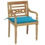 Batavia chairs 8 units solid teak wood with cushions by vidaXL, Garden chairs - Ref: Foro24-3073353, Price: 1,00 €, Discount: %