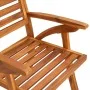 Garden chairs with cushions 4 units solid acacia wood by vidaXL, Garden chairs - Ref: Foro24-3075192, Price: 383,26 €, Discou...