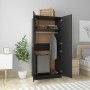 Armario de madera contrachapada negro 80x52x180 cm de vidaXL, Armarios roperos - Ref: Foro24-800622, Precio: 211,33 €, Descue...