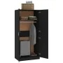 Schwarzer Sperrholzschrank 80x52x180 cm von vidaXL, Kleiderschränke - Ref: Foro24-800622, Preis: 183,05 €, Rabatt: %