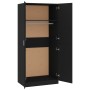 Schwarzer Sperrholzschrank 80x52x180 cm von vidaXL, Kleiderschränke - Ref: Foro24-800622, Preis: 202,11 €, Rabatt: %