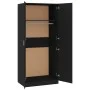 Schwarzer Sperrholzschrank 80x52x180 cm von vidaXL, Kleiderschränke - Ref: Foro24-800622, Preis: 183,05 €, Rabatt: %