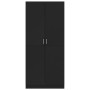 Armario de madera contrachapada negro 80x52x180 cm de vidaXL, Armarios roperos - Ref: Foro24-800622, Precio: 211,33 €, Descue...