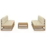 Garden furniture 7 pieces with cushions made of solid pine wood by vidaXL, Garden sets - Ref: Foro24-3076367, Price: 661,83 €...