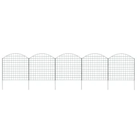 Grünes gewölbtes Gartenzaun-Set 77,5 x 78,5 cm von vidaXL, Zaunpaneele - Ref: Foro24-146103, Preis: 83,18 €, Rabatt: %