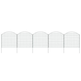 Green arched garden fence set 77.5x78.5 cm by vidaXL, fence panels - Ref: Foro24-146103, Price: 84,54 €, Discount: %