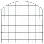 Grünes gewölbtes Gartenzaun-Set 77,5 x 78,5 cm von vidaXL, Zaunpaneele - Ref: Foro24-146103, Preis: 80,14 €, Rabatt: %
