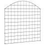 Grünes gewölbtes Gartenzaun-Set 77,5 x 78,5 cm von vidaXL, Zaunpaneele - Ref: Foro24-146103, Preis: 80,14 €, Rabatt: %