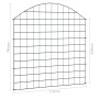 Grünes gewölbtes Gartenzaun-Set 77,5 x 78,5 cm von vidaXL, Zaunpaneele - Ref: Foro24-146103, Preis: 84,54 €, Rabatt: %