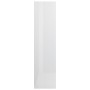 Armario con cajones de contrachapada blanco brillo 50x50x200 cm de vidaXL, Armarios roperos - Ref: Foro24-800618, Precio: 172...