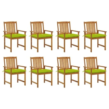 Garden chairs with cushions 8 pcs solid acacia wood by vidaXL, Garden chairs - Ref: Foro24-3078204, Price: 625,41 €, Discount: %