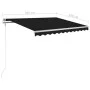 Manual retractable awning with anthracite gray LED light 3x2.5 m by vidaXL, Awnings - Ref: Foro24-3069904, Price: 364,05 €, D...